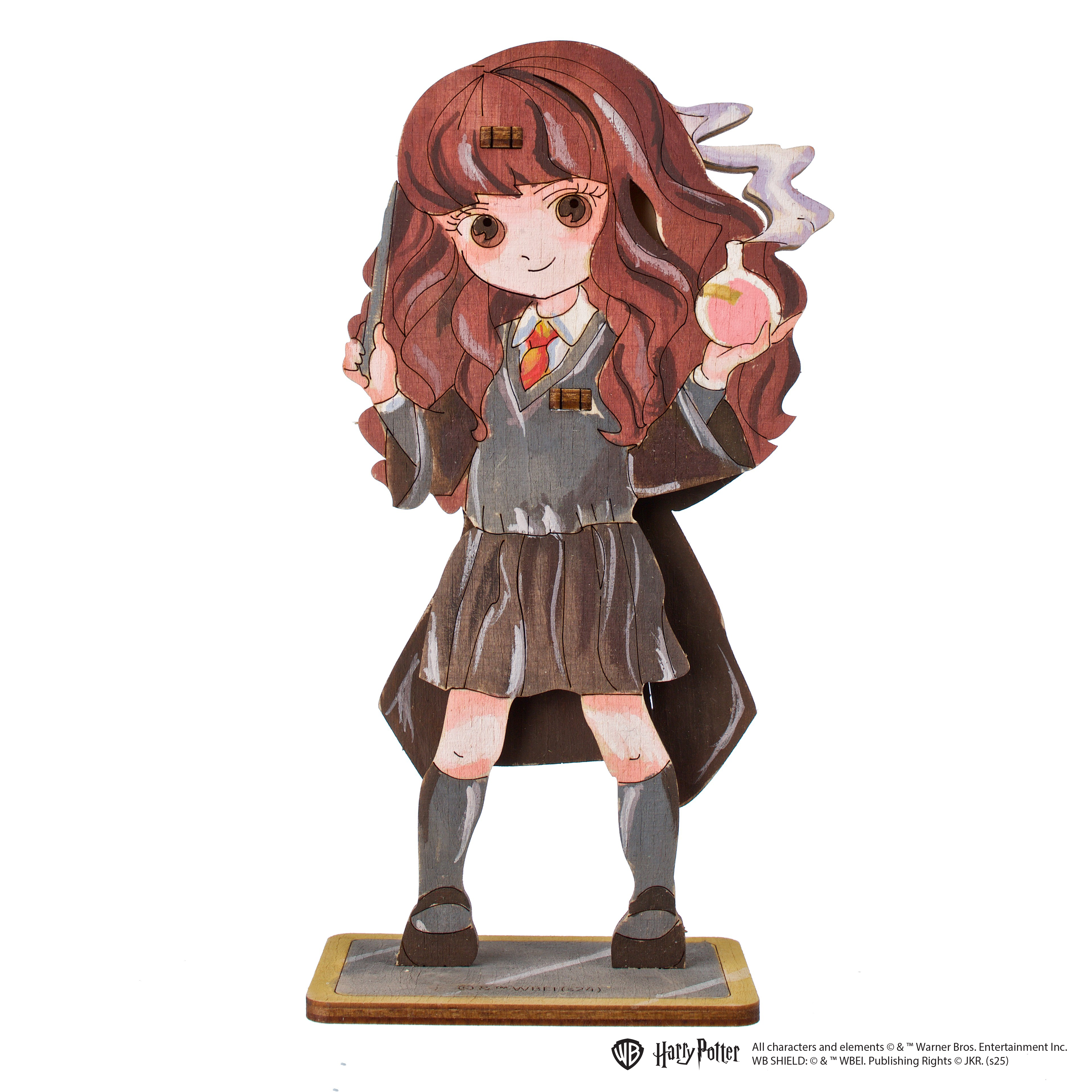 ugears-hermione-granger-maquette-3d-bois-colorier-harry-potter image 2