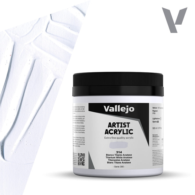 vallejo-belle-arti-peinture-acrylique-blanc-titane-anatase-500-ml image 1