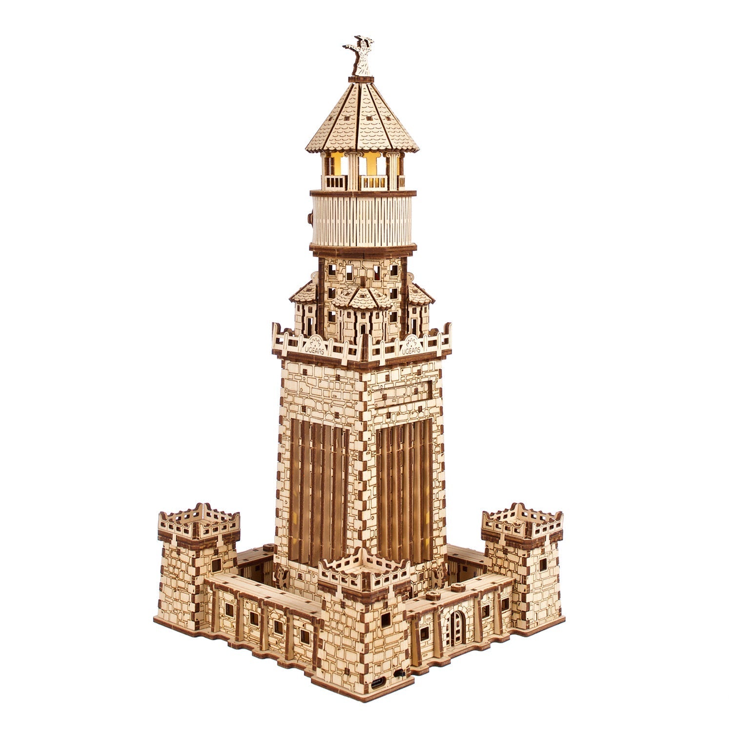 ugears-phare-d-alexandrie-maquette-bois-m-canique image 2