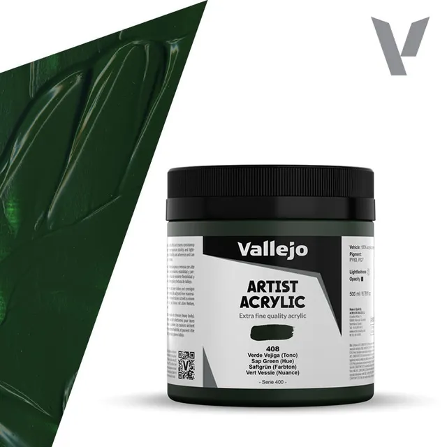 vallejo-acrylique-beaux-arts-vert-de-vessie-ton-500-ml image 1