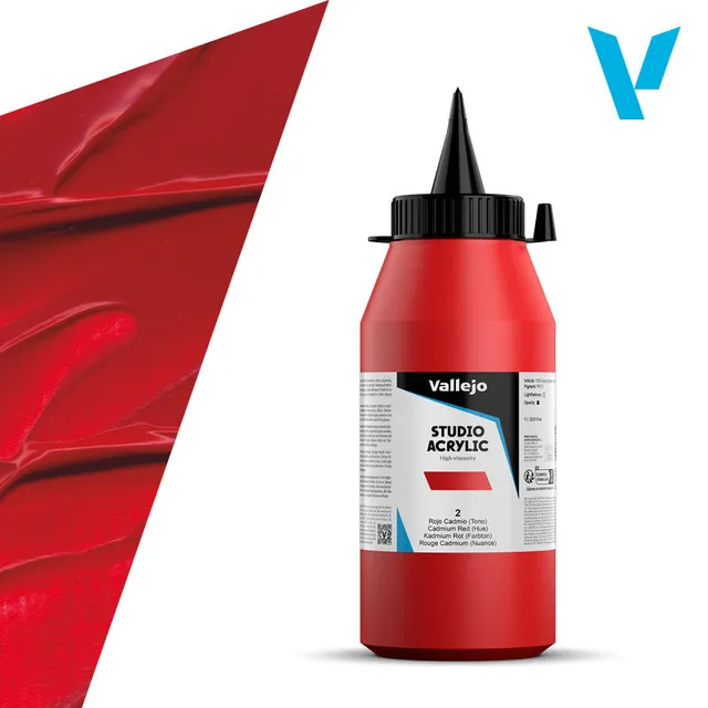 vallejo-peinture-acrylique-rouge-cadmium-ton-1-l-beaux-arts image 1