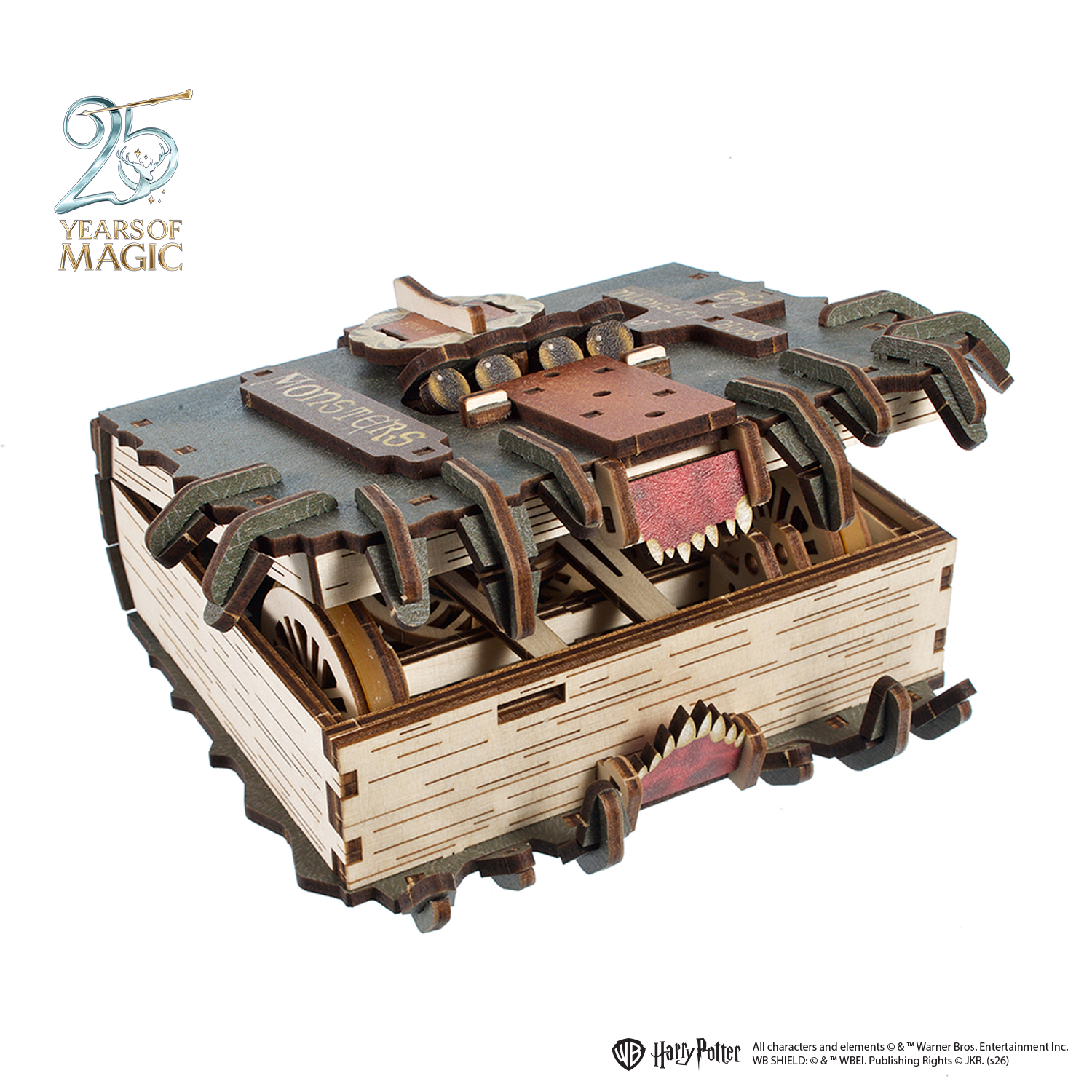 ugears-the-monster-book-of-monsters-harry-potter-maquette-livre-magique-en-bois image 2