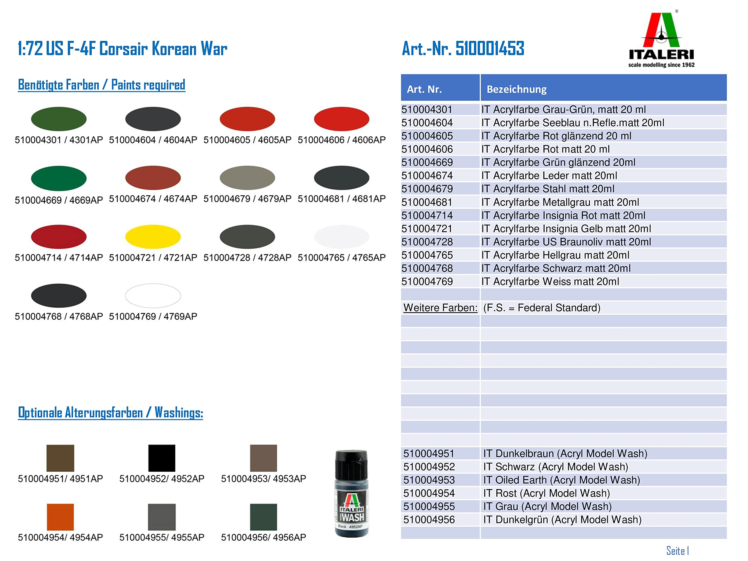 italeri-1453-f4u-4-corsair-korean-war-1-72-maquette-avion-plastique-monter image 3
