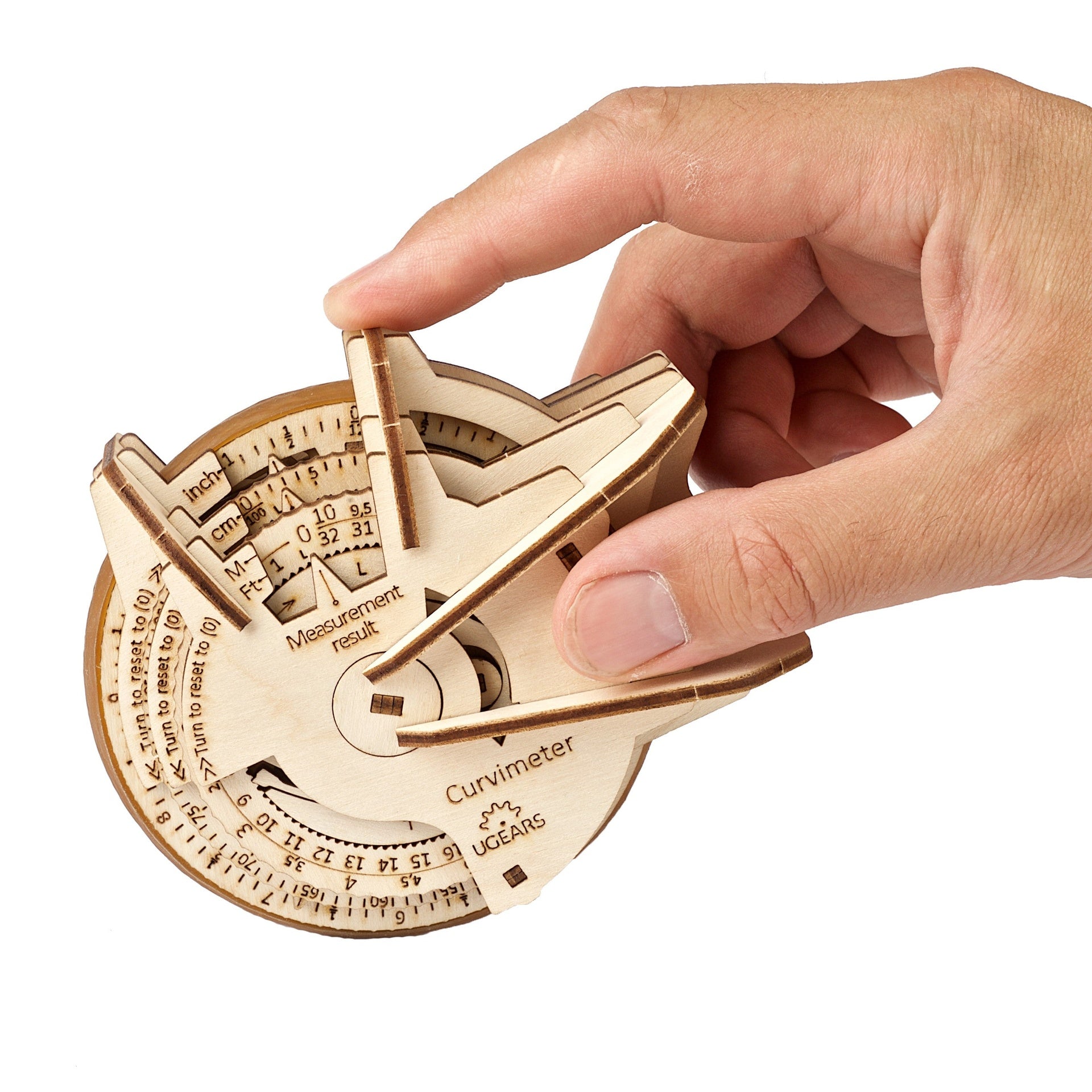 ugears-curvimeter-maquette-bois-ducative-instrument-de-mesure-stem image 4
