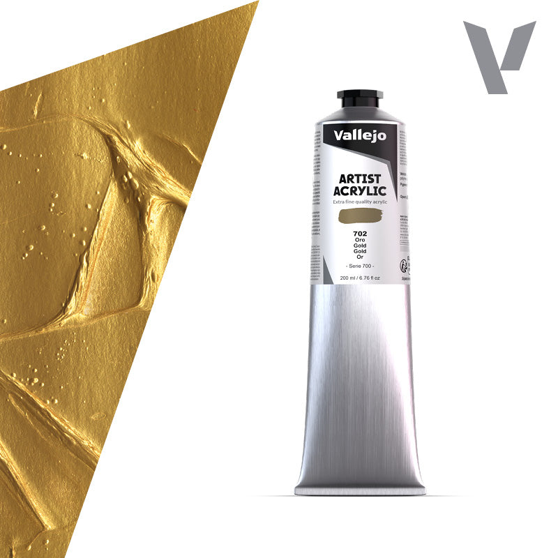 vallejo-acrilico-belle-arti-200-ml-peinture-acrylique-or image 1