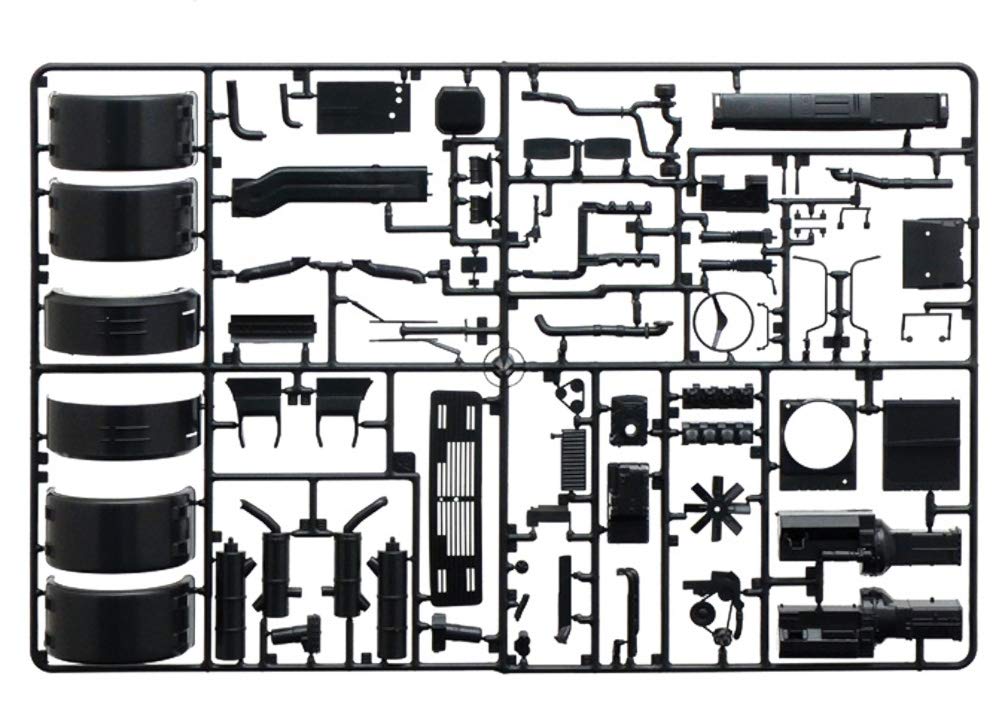 italeri-i3943-mercedes-benz-camion-maquette-plastique-assembler image 4