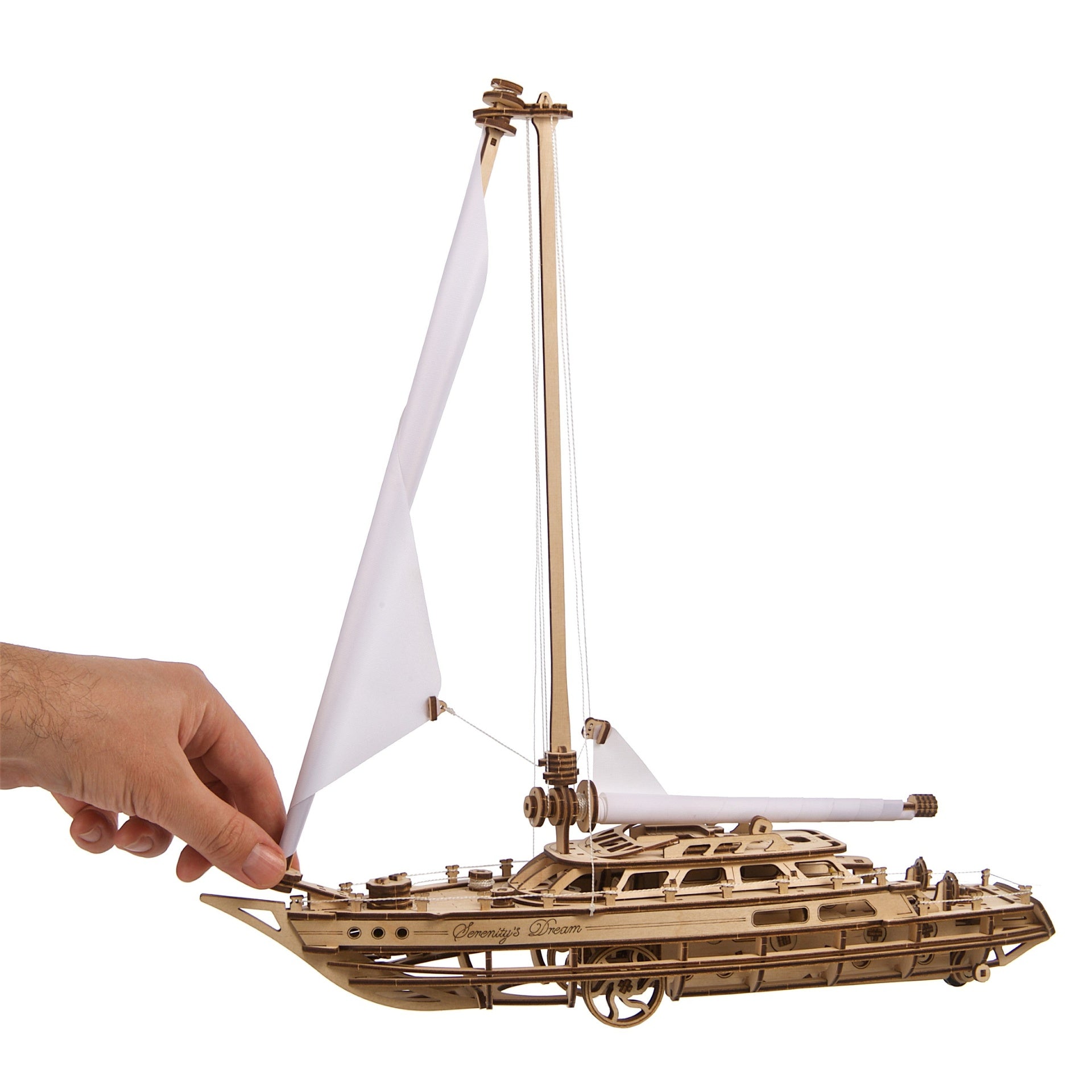 ugears-serenity-s-dream-maquette-bateau-voilier-bois-m-canique image 4