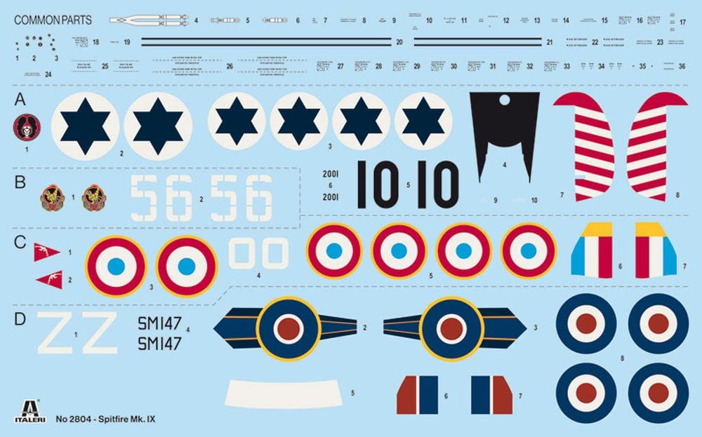 italeri-2804-spitfire-mk-ix-1-48-maquette-avion-plastique-monter image 3