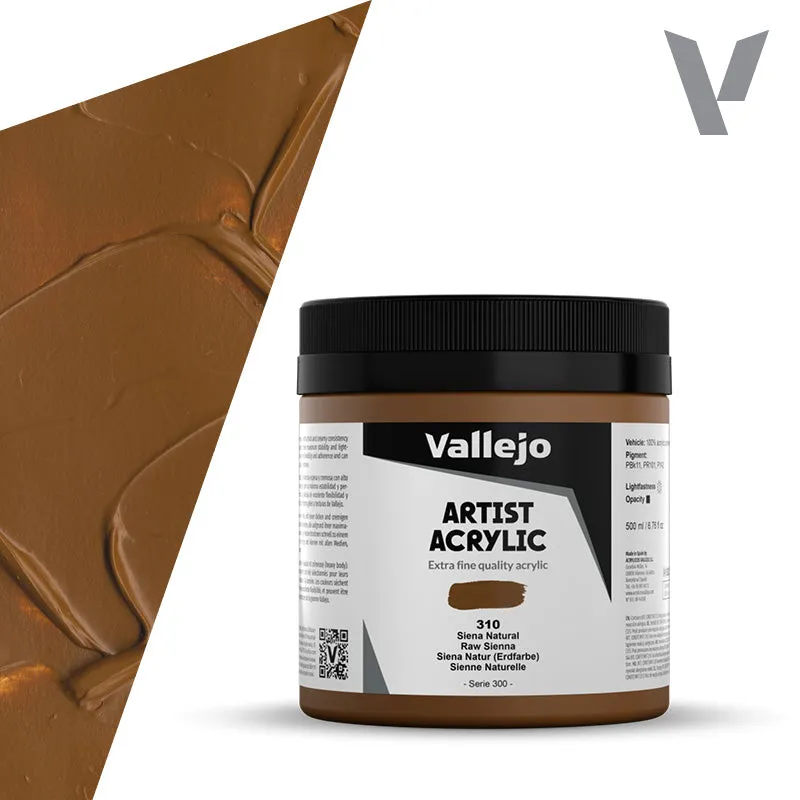 vallejo-acrylique-beaux-arts-terre-de-sienne-naturelle-500-ml-peinture-acrylique image 1