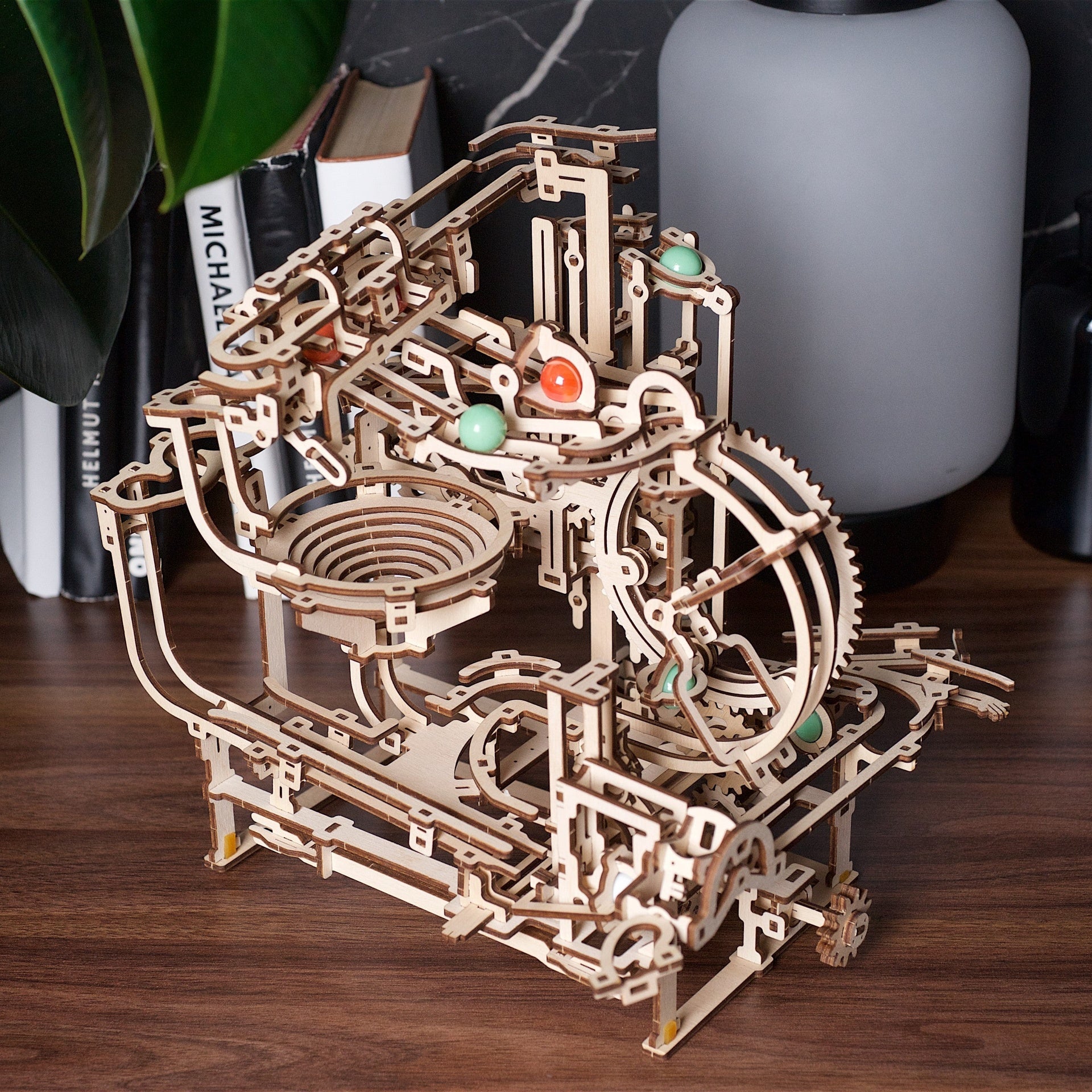 ugears-marble-run-stepped-hoist-circuit-de-billes-m-canique-en-bois image 8