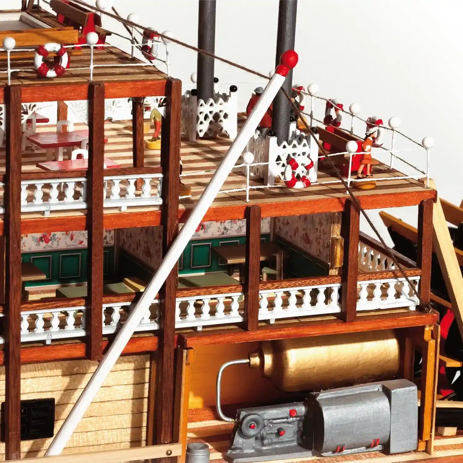 occre-mississippi-maquette-bateau-vapeur-en-bois image 8