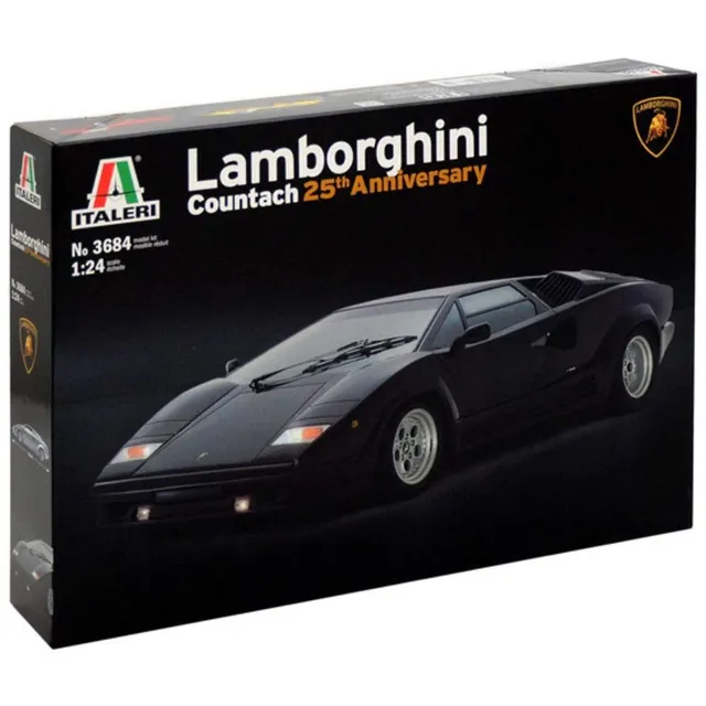 italeri-3684-lamborghini-countach-25th-anniversary-maquette-voiture-1-24 image 1