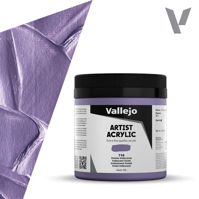 vallejo-acrylique-beaux-arts-violet-irridescent-500-ml image 1