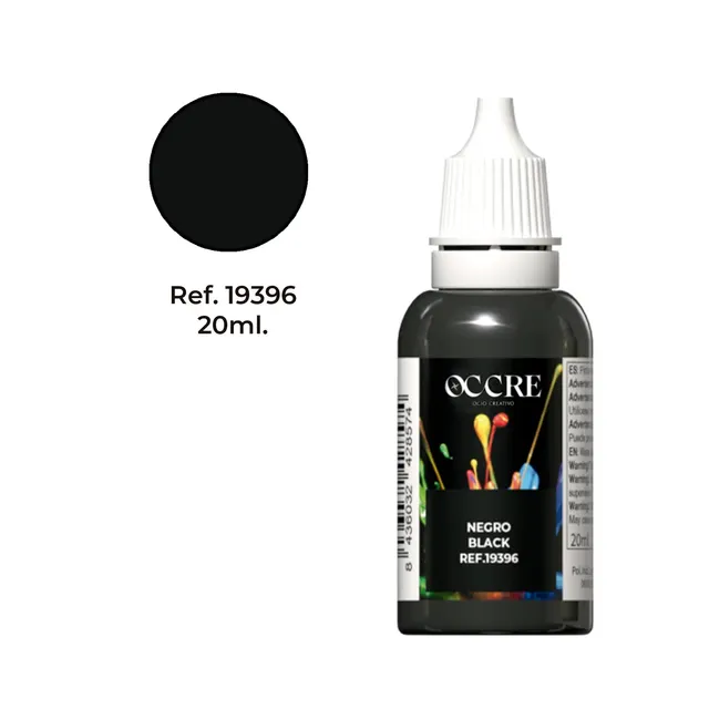 occre-peinture-acrylique-noir-20-ml-pot-mod-lisme image 1