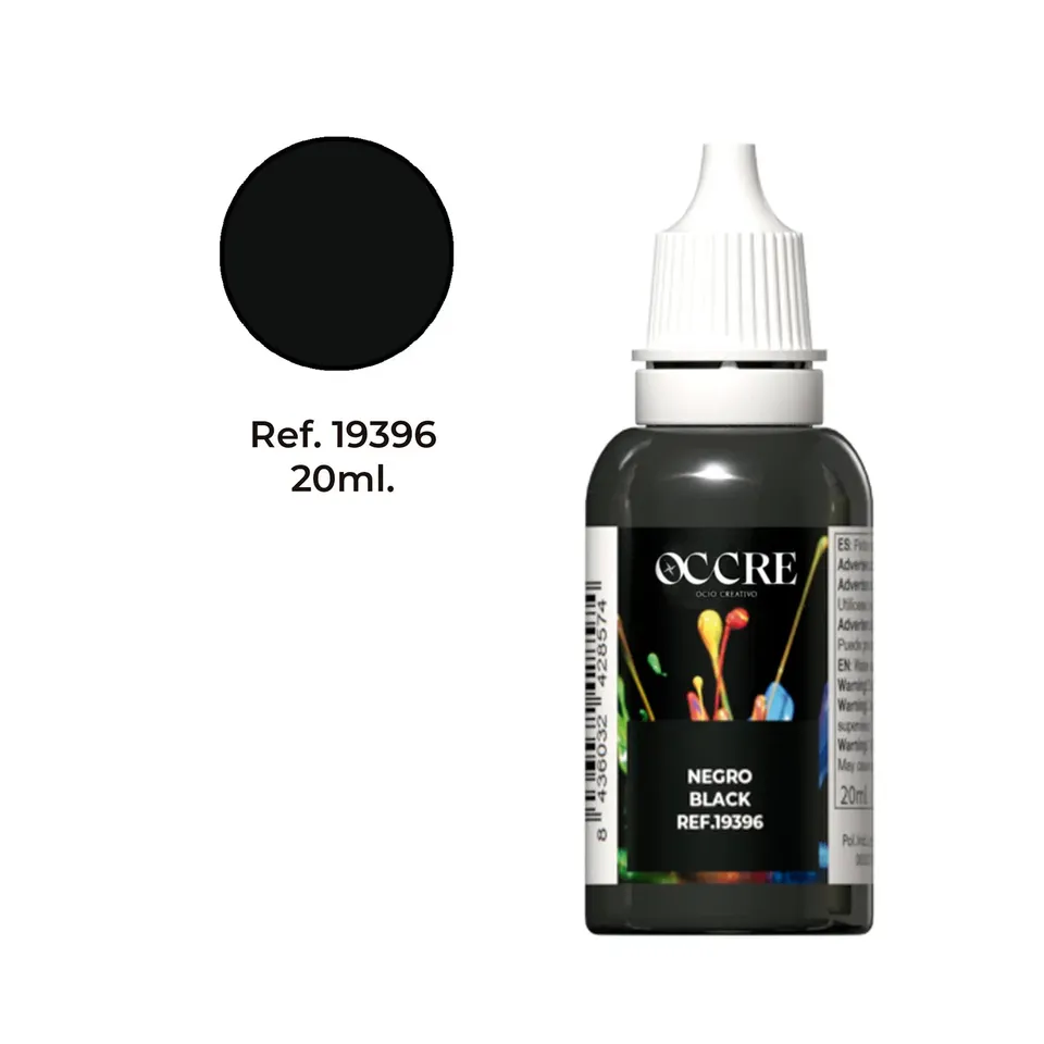 occre-peinture-acrylique-noir-20-ml-pot-mod-lisme image 1