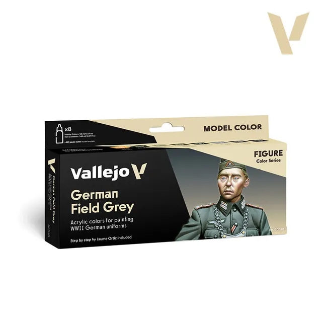 vallejo-set-8-couleurs-uniformes-allemandes-field-grey-wwii-18-ml image 1