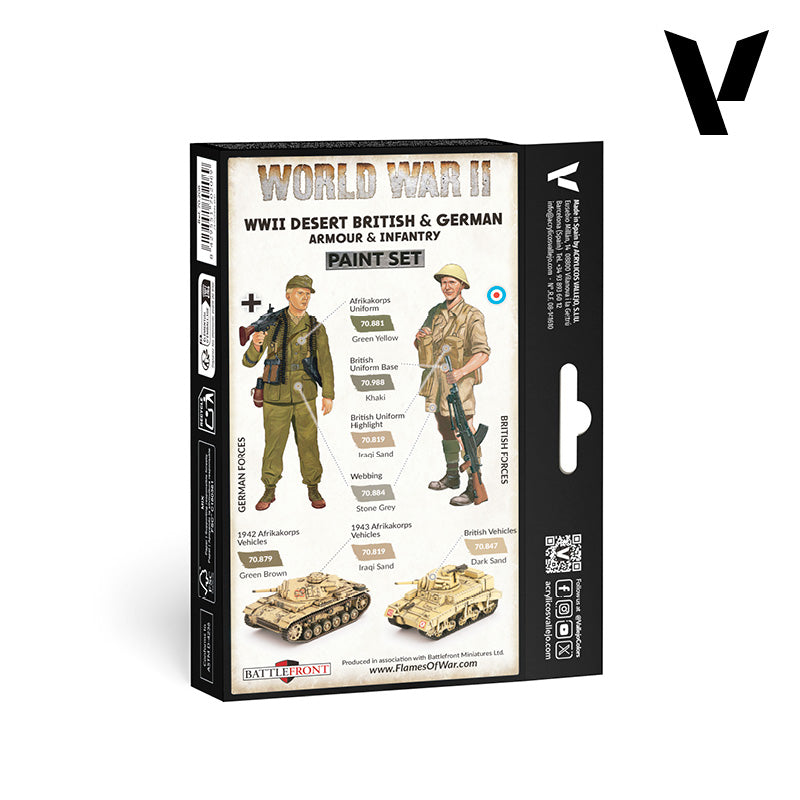 vallejo-model-color-set-6-x-18-ml-uniformes-et-v-hicules-britanniques-et-alleman image 2