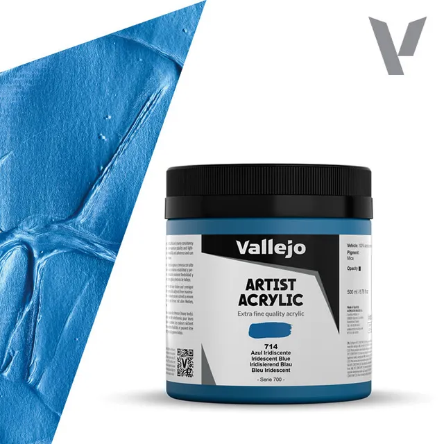 vallejo-peinture-acrylique-bleu-iridescent-500-ml-beaux-arts image 1