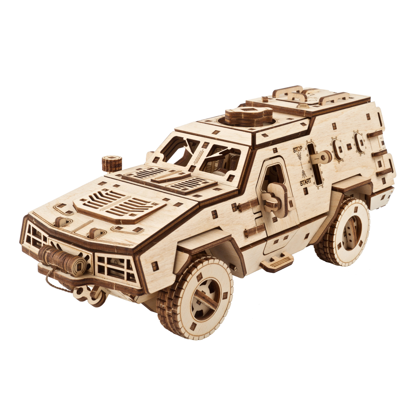 ugears-dozor-b-combat-vehicle-v-hicule-blind-m-canique-en-bois image 1