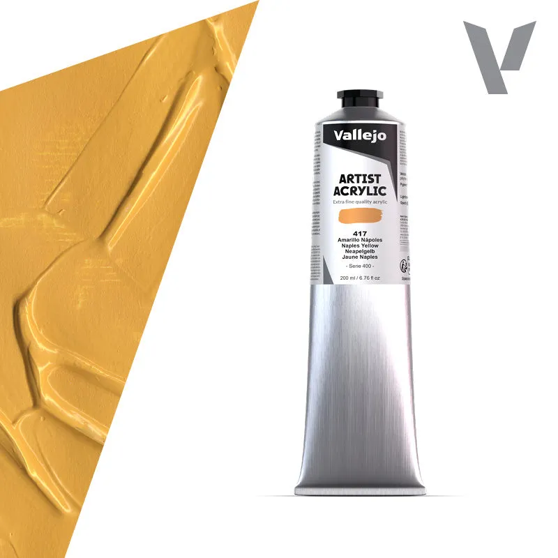 vallejo-beaux-arts-peinture-acrylique-jaune-de-naples-200-ml image 1