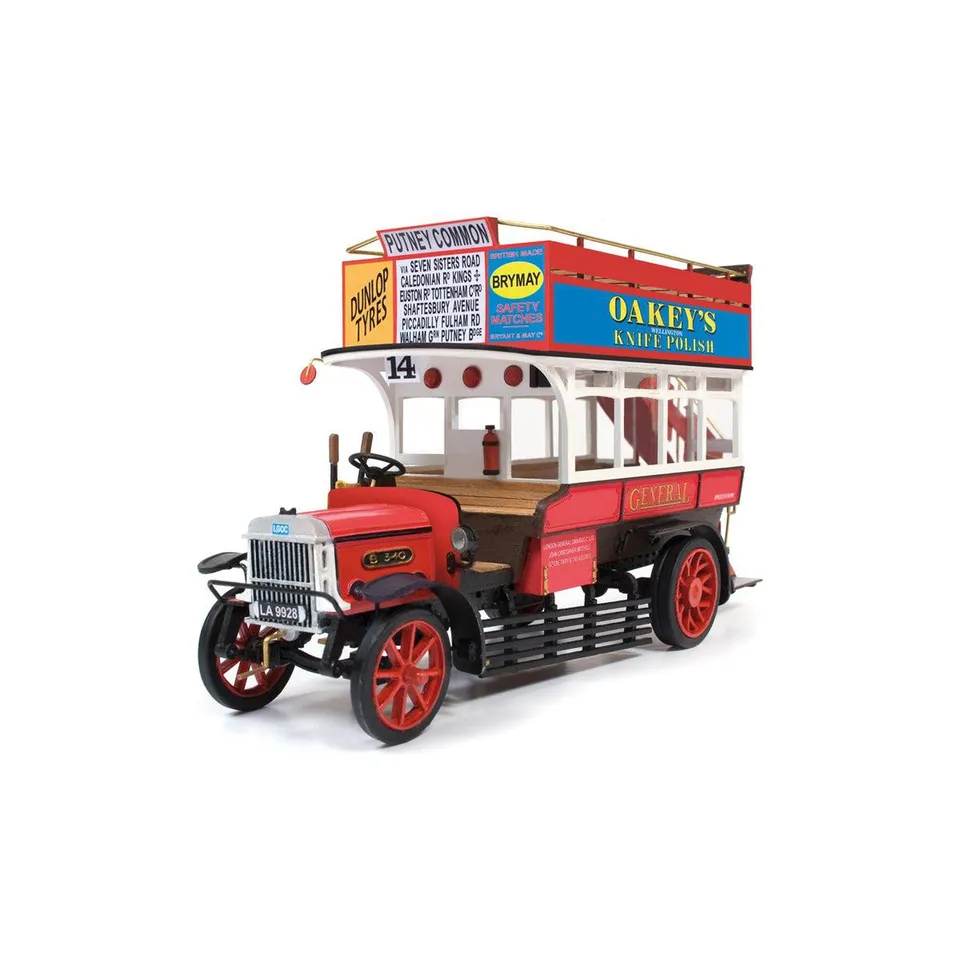 occre-aec-bus-b-type-maquette-bus-anglais-en-kit-bois-et-m-tal image 1