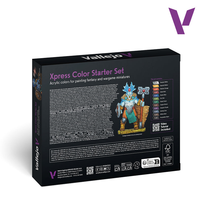 vallejo-xpress-color-starter-set-kit-peinture-rapide-figurine image 2