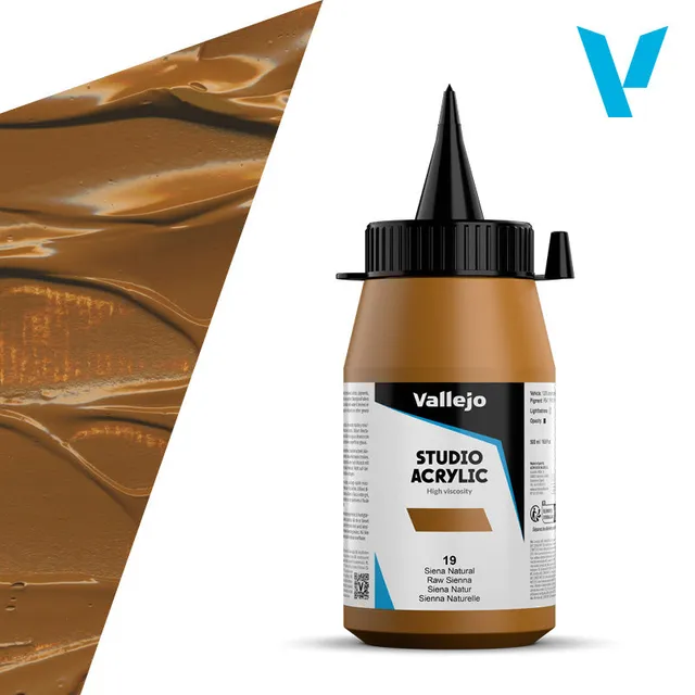 vallejo-peinture-acrylique-terre-de-sienne-naturelle-500-ml-belle-arti image 1