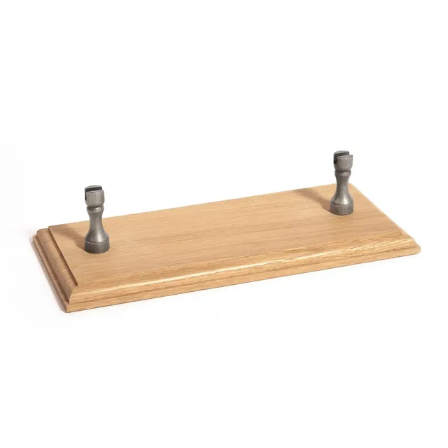 occre-base-en-ch-ne-massif-250x120x15-mm-socle-d-exposition-pour-maquette-de-bat image 1