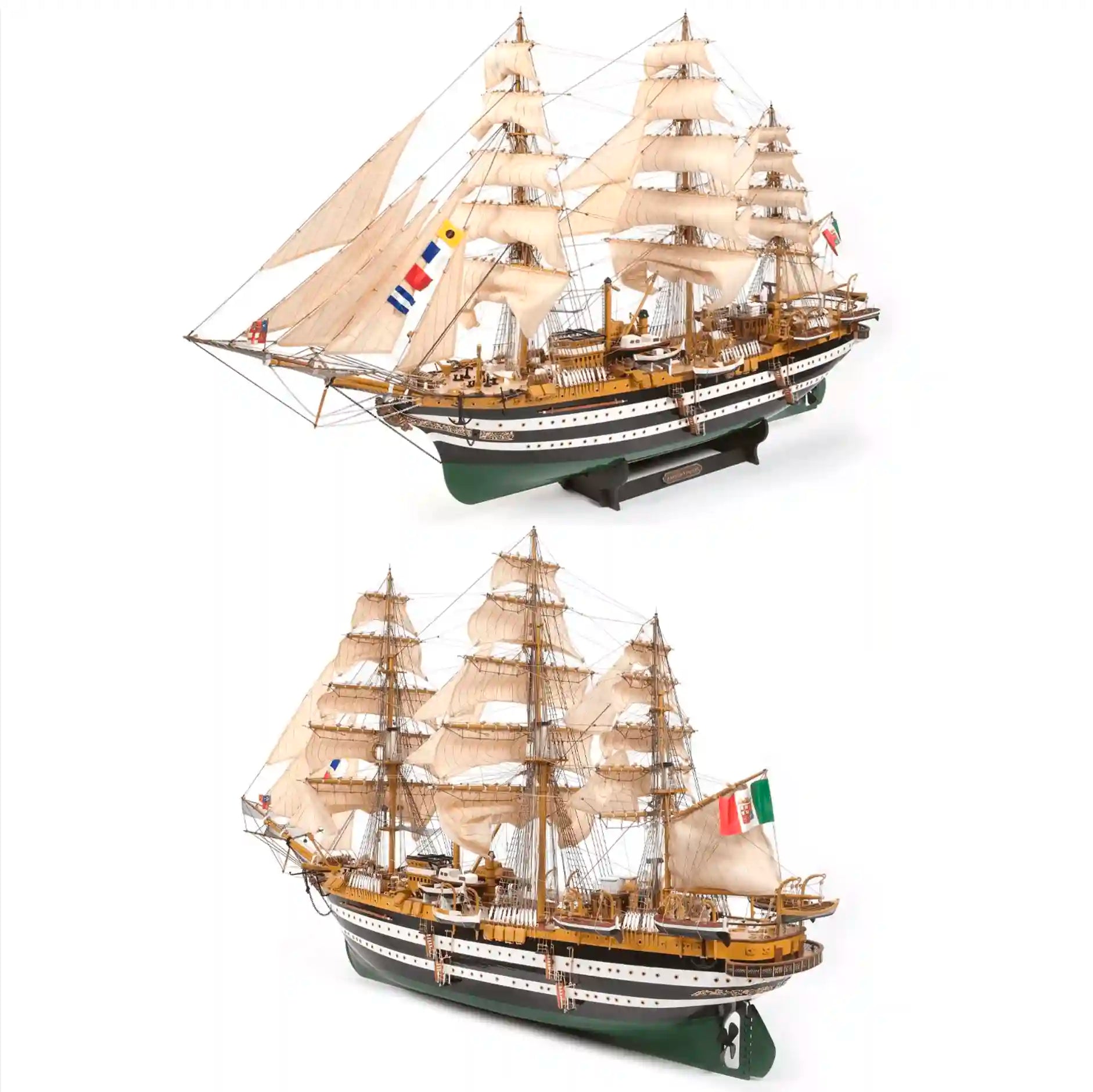 occre-amerigo-vespucci-1-100-maquette-bateau-en-bois-kit image 8
