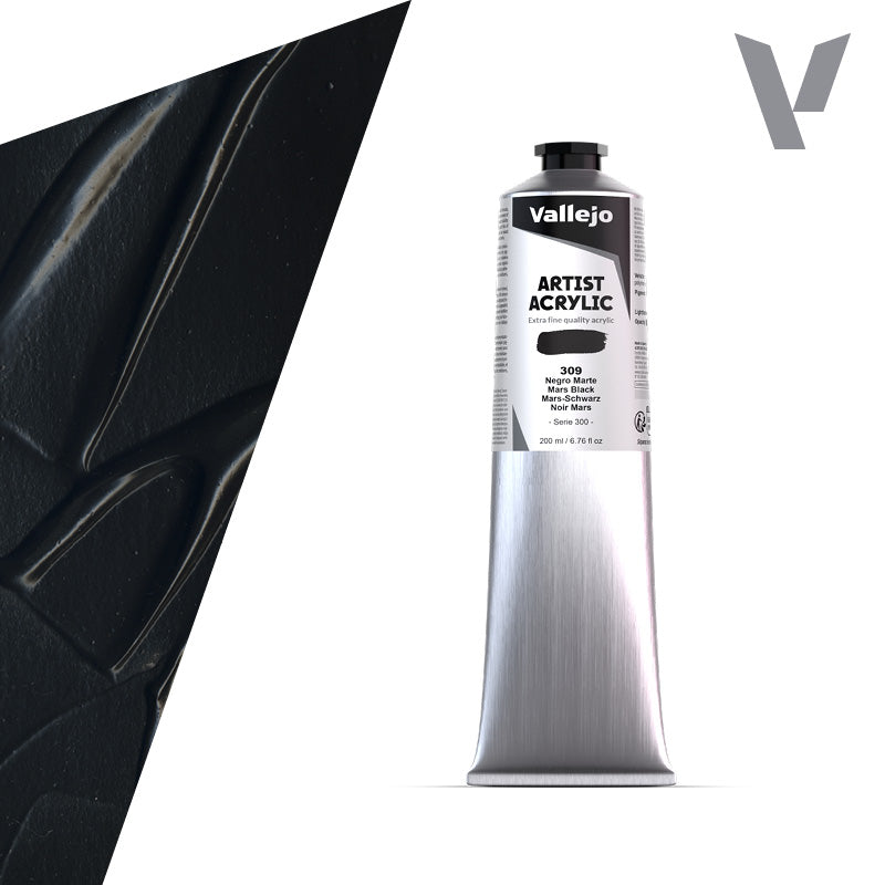 vallejo-acrylique-beaux-arts-noir-mars-200-ml image 1