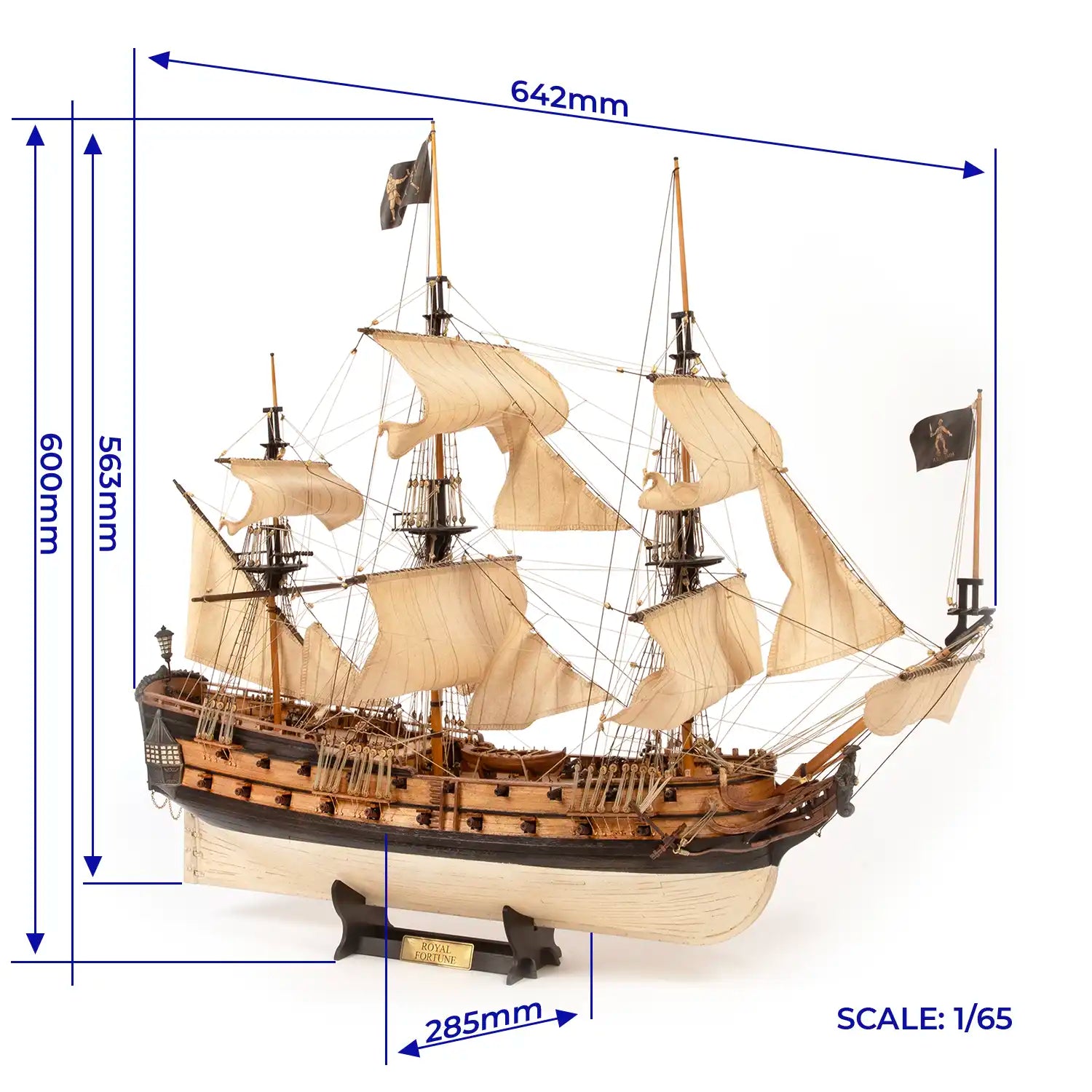 occre-royal-fortune-maquette-bateau-pirate-en-bois-best-seller image 3