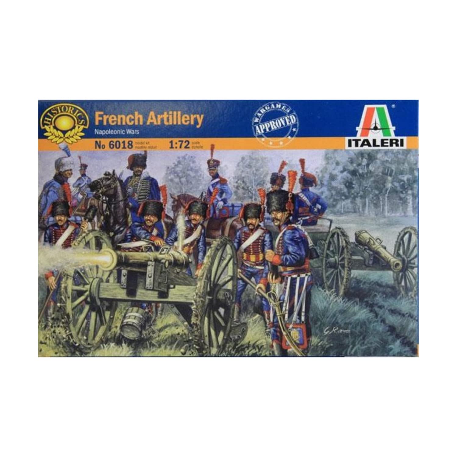 italeri-i6018-artillerie-de-la-garde-fran-aise-figurines-1-72-monter image 1
