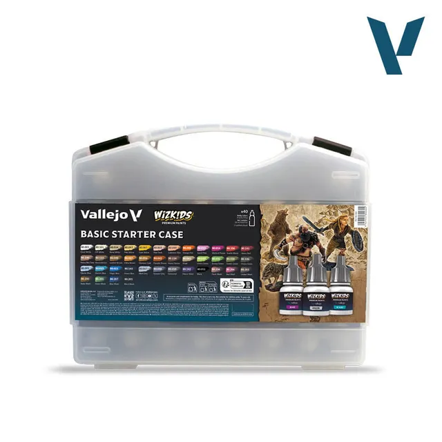 vallejo-game-color-wizkids-mallette-40-couleurs-base-pinceau image 1