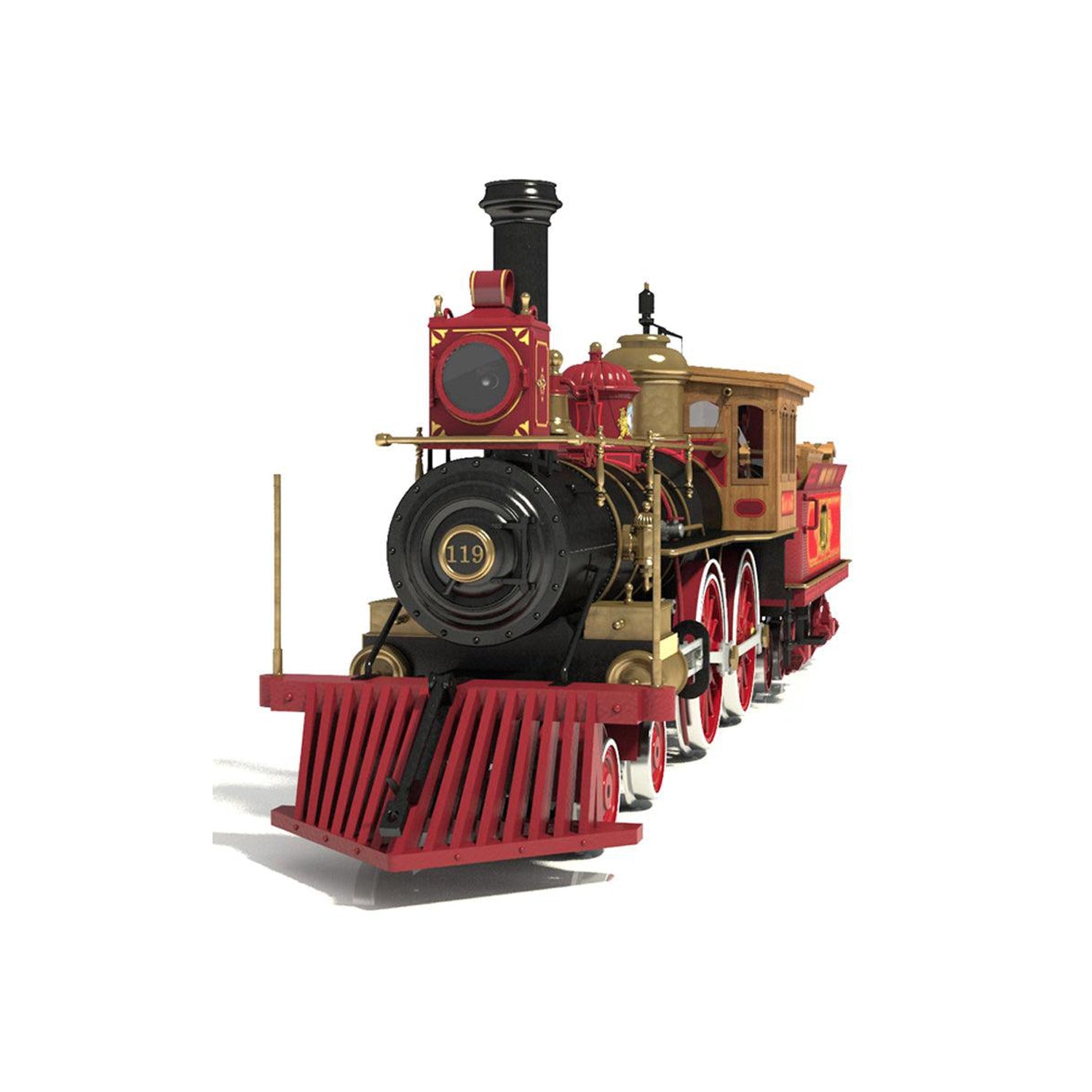 occre-rogers-119-locomotive-4-4-0-american-1868-kit-train-bois-et-m-tal image 3