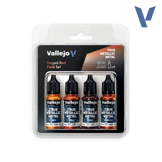 vallejo-metal-color-set-rouge-forg-4-couleurs-18-ml image 1