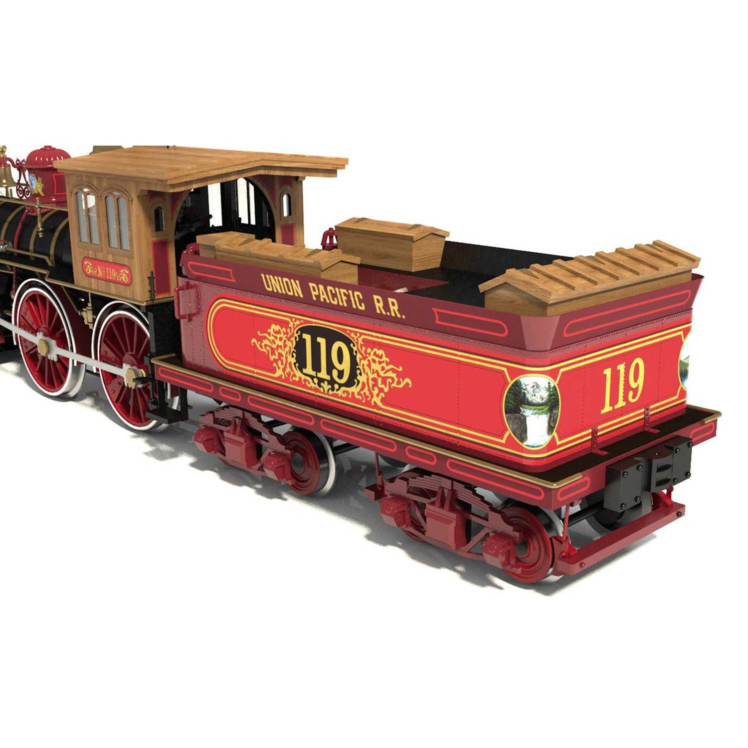 occre-rogers-119-locomotive-4-4-0-american-1868-kit-train-bois-et-m-tal image 6