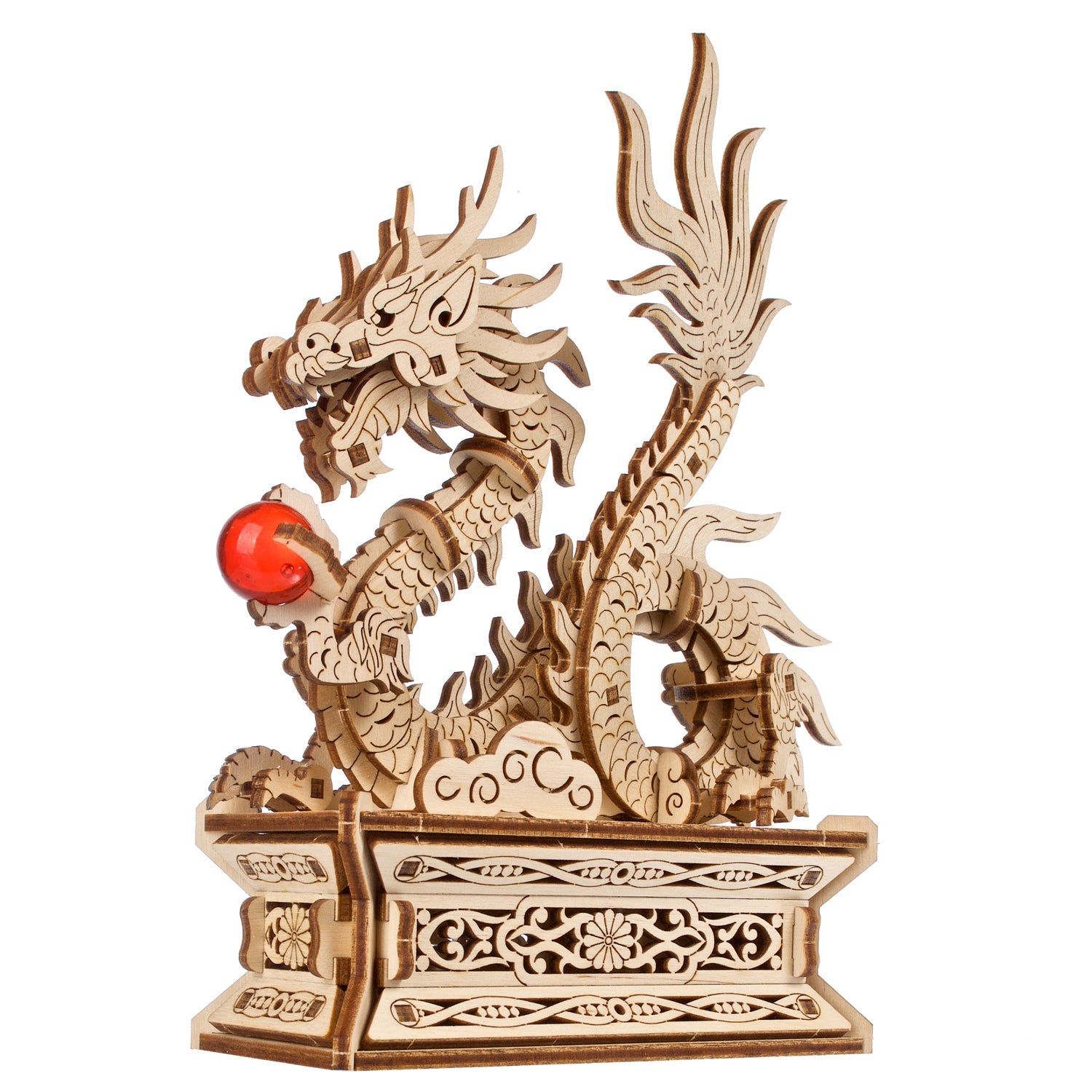 ugears-wood-dragon-maquette-bois-puzzle-bo-te-secr-te image 1