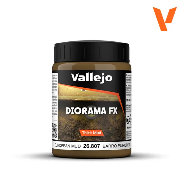 vallejo-diorama-fx-boue-europ-enne-200-ml-texture-marron-fonc image 1