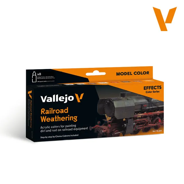 vallejo-hobby-colors-set-8-couleurs-vieillissement-ferroviaire-18-ml-guide image 1