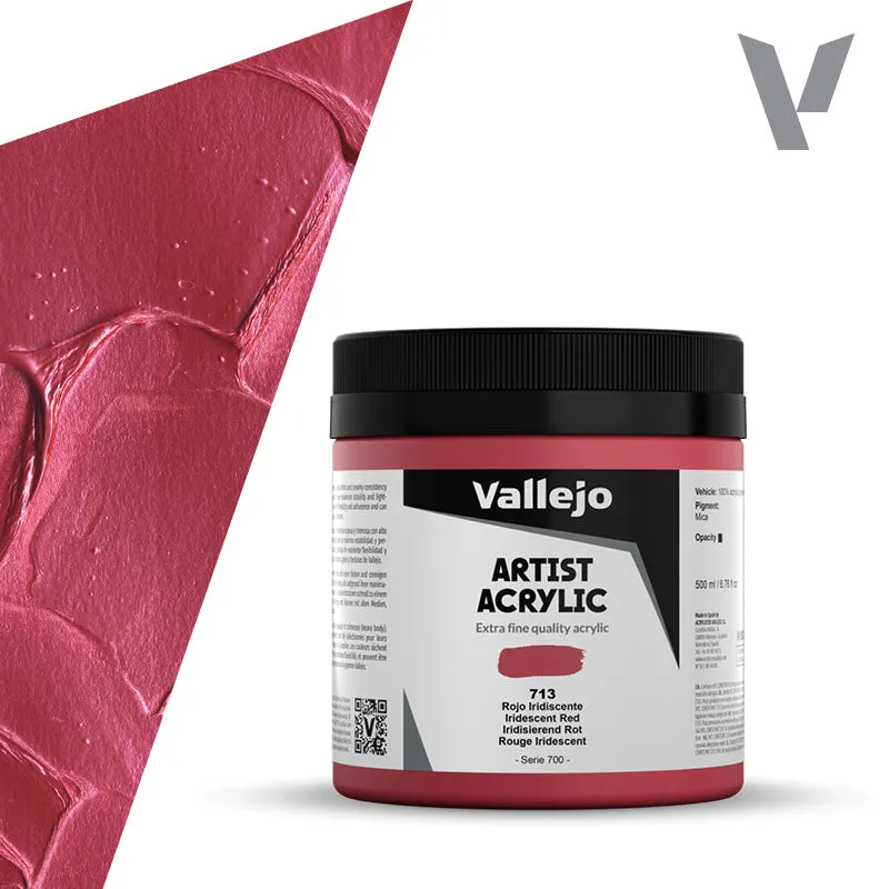 vallejo-peinture-acrylique-rouge-iris-500-ml-beaux-arts image 1
