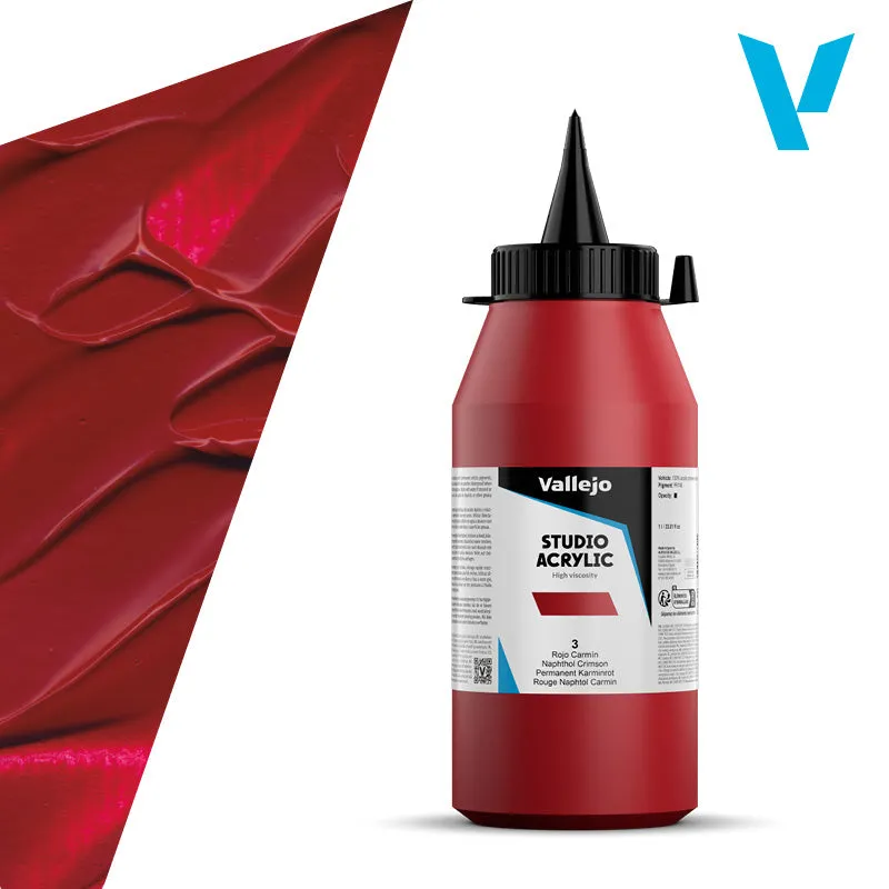 vallejo-belle-arti-peinture-acrylique-rouge-carmine-1-l image 1