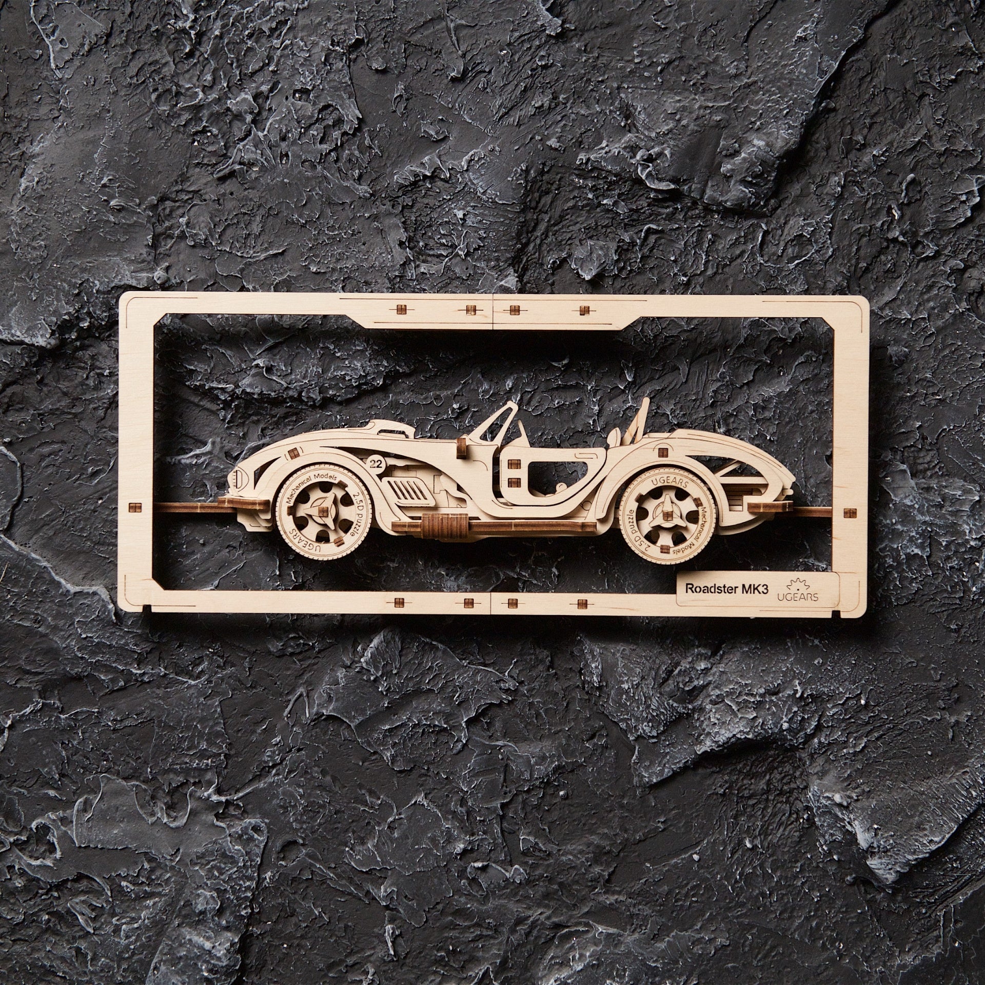 ugears-roadster-mk3-2-5d-puzzle-tableau-bois-m-canique-monter image 8