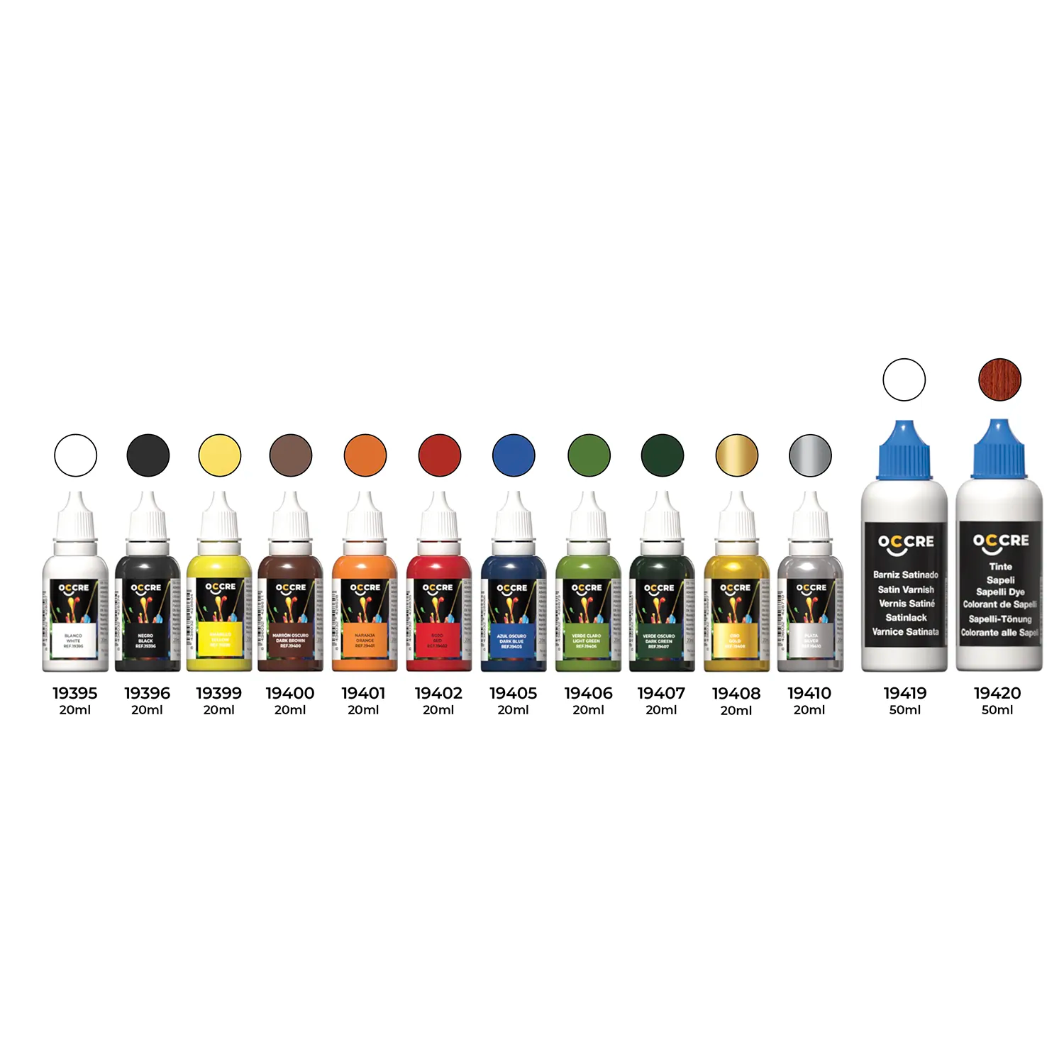 occre-pack-peintures-acryliques-buenos-aires-set-13-pots image 1