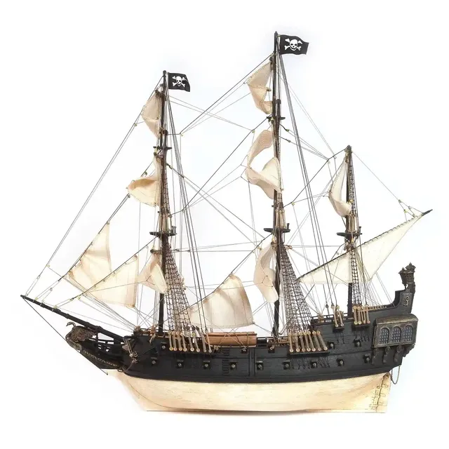 occre-galion-pirate-black-swan-maquette-bois-1-75-613-mm image 1