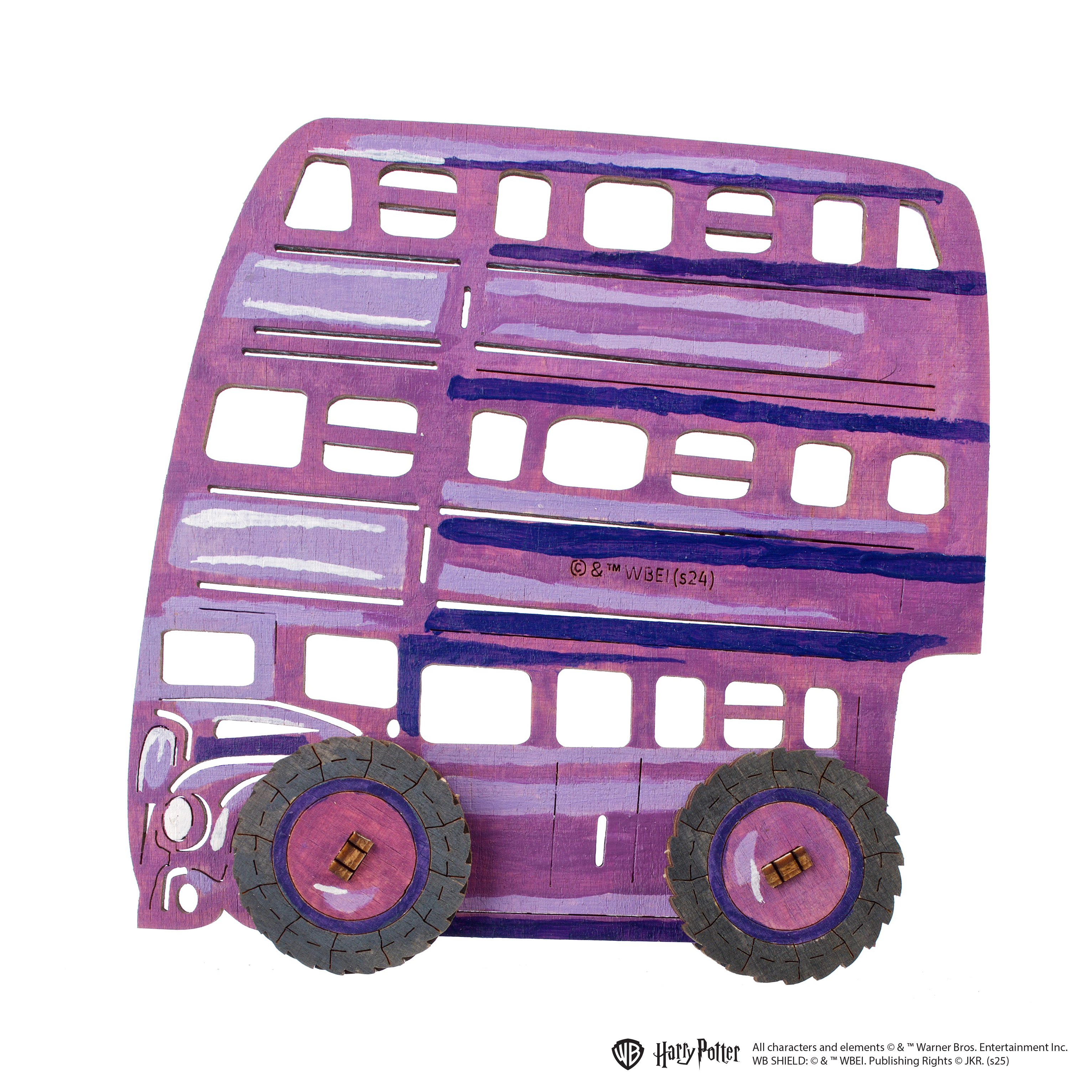 ugears-knight-bus-maquette-bois-3d-colorier-harry-potter image 2