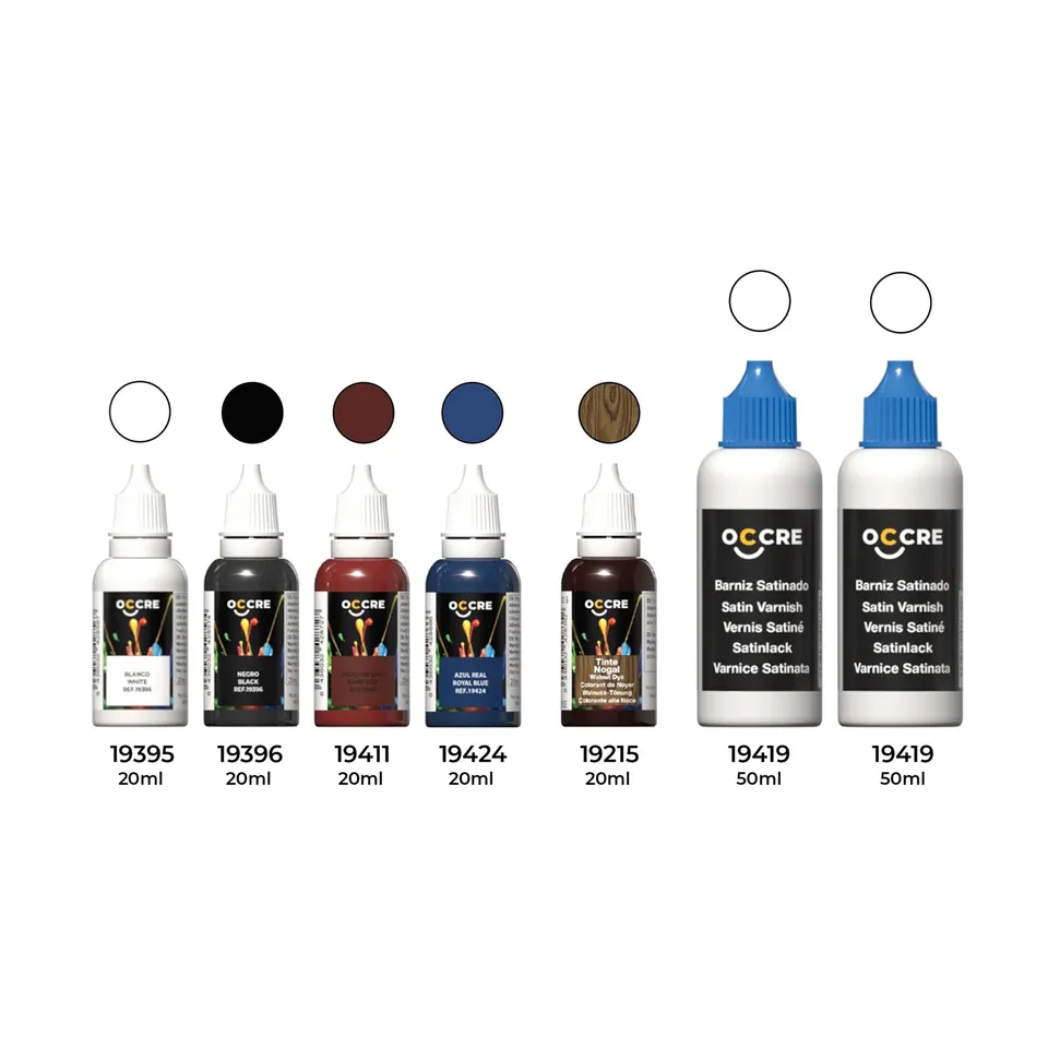 occre-pack-colori-acrilici-soleil-royal-set-7-pots-peinture-maquette image 1