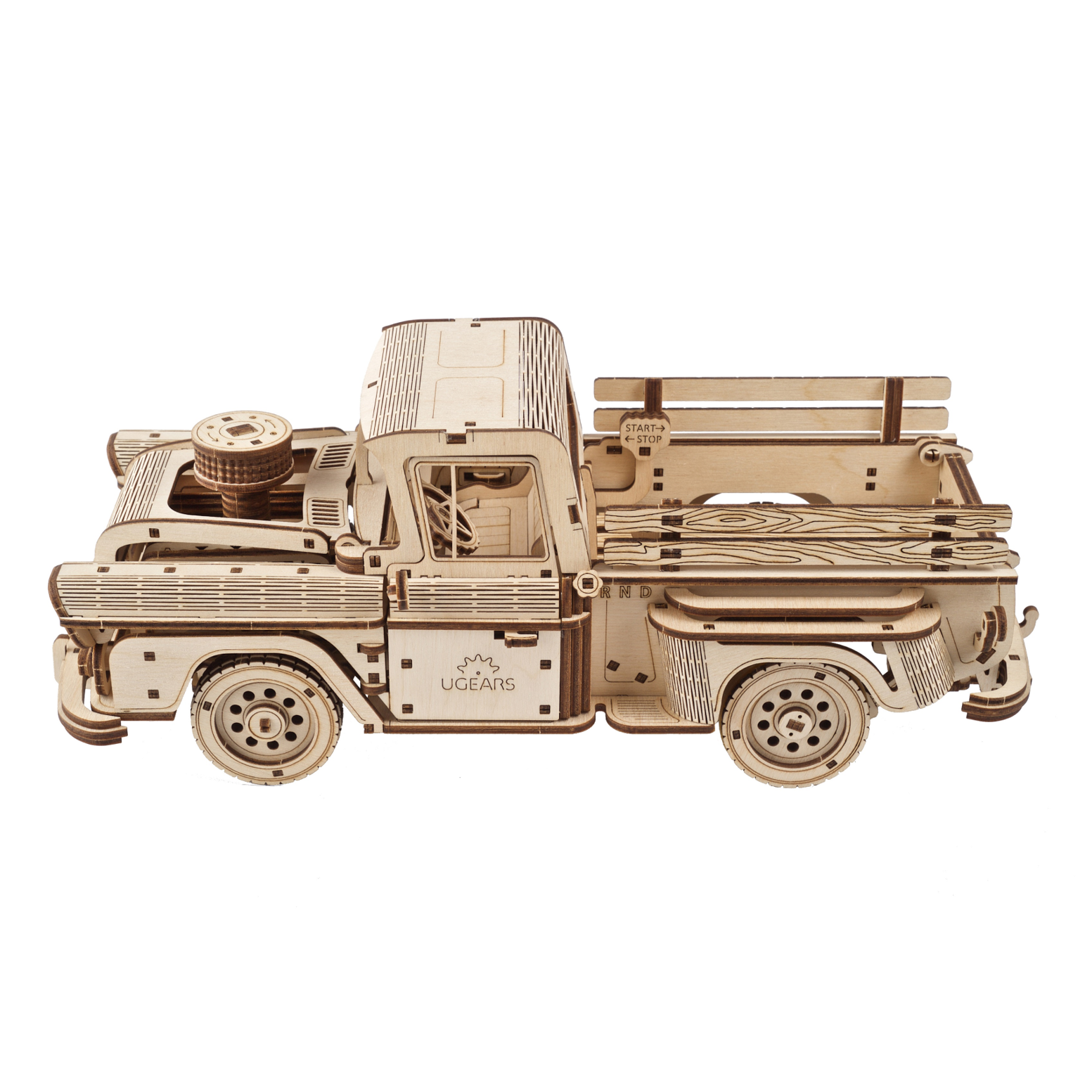 ugears-pickup-lumberjack-maquette-bois-m-canique-1959-chevrolet-3100 image 3