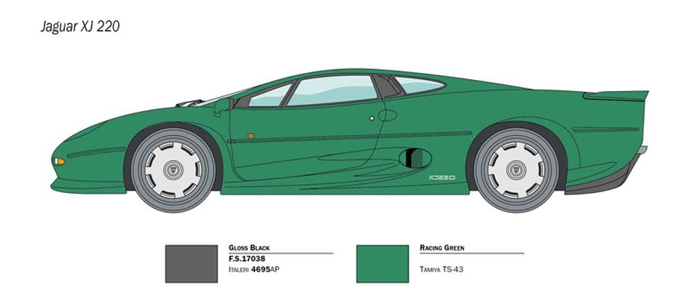 italeri-3631s-jaguar-xj-220-1-24-maquette-voiture-plastique-coller image 4