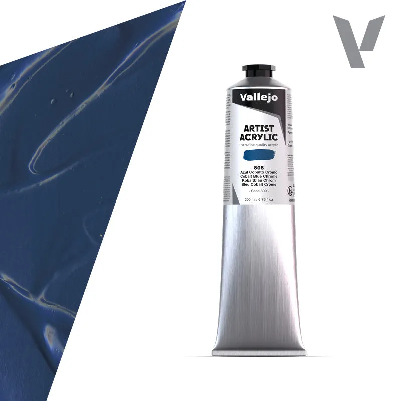 vallejo-acrylic-artist-color-bleu-cobalt-chrome-200-ml image 1