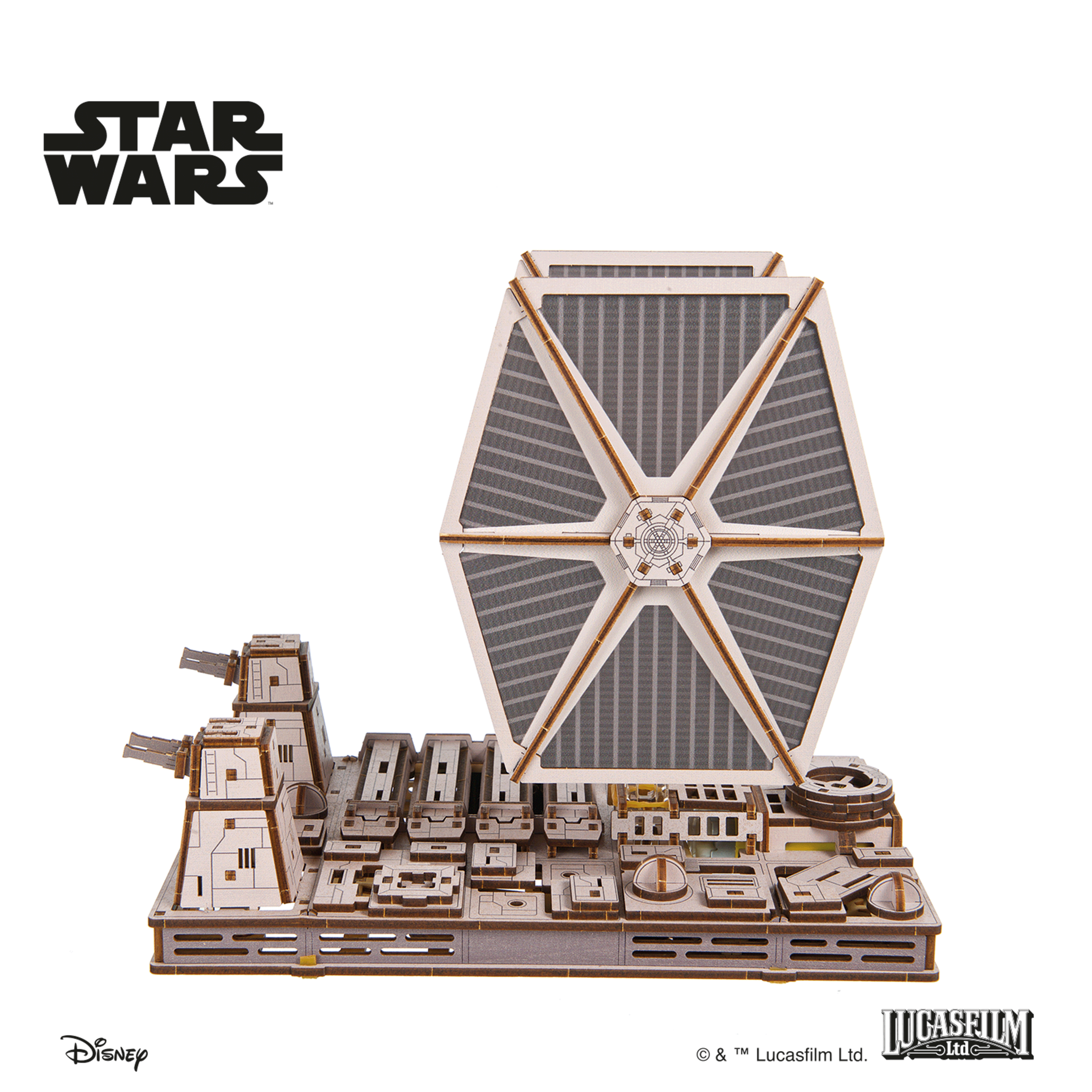 ugears-tie-fighter-star-wars-maquette-m-canique-en-bois image 2
